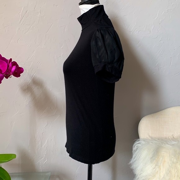 Anne Klien Pleated Sleeve Top - Picture 3 of 7